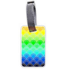 Art Deco Rain Bow Luggage Tags (one Side)  by NouveauDesign