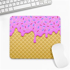 Strawberry Ice Cream Large Mousepads by jumpercat