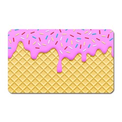 Strawberry Ice Cream Magnet (rectangular) by jumpercat