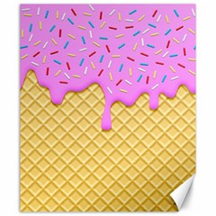 Strawberry Ice Cream Canvas 20  X 24   by jumpercat