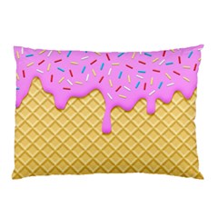 Strawberry Ice Cream Pillow Case by jumpercat