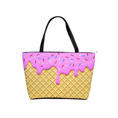 Strawberry Ice Cream Shoulder Handbags by jumpercat