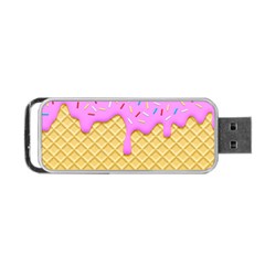 Strawberry Ice Cream Portable Usb Flash (one Side) by jumpercat