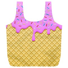 Strawberry Ice Cream Full Print Recycle Bags (l)  by jumpercat