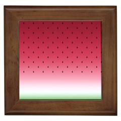 Watermelon Framed Tiles by jumpercat