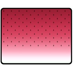 Watermelon Double Sided Fleece Blanket (medium)  by jumpercat