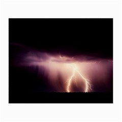 Storm Weather Lightning Bolt Small Glasses Cloth (2-side) by BangZart