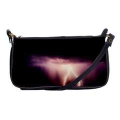 Storm Weather Lightning Bolt Shoulder Clutch Bags by BangZart