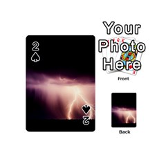 Storm Weather Lightning Bolt Playing Cards 54 (mini)  by BangZart