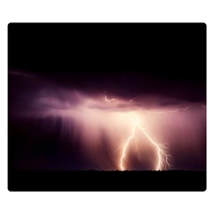 Storm Weather Lightning Bolt Double Sided Flano Blanket (small)  by BangZart