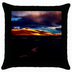 India Sunset Sky Clouds Mountains Throw Pillow Case (black) by BangZart