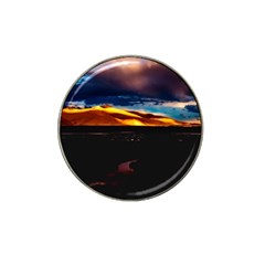 India Sunset Sky Clouds Mountains Hat Clip Ball Marker by BangZart