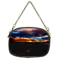 India Sunset Sky Clouds Mountains Chain Purses (one Side)  by BangZart