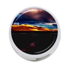 India Sunset Sky Clouds Mountains 4-port Usb Hub (two Sides)  by BangZart