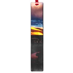 India Sunset Sky Clouds Mountains Large Book Marks by BangZart