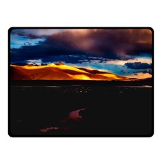 India Sunset Sky Clouds Mountains Double Sided Fleece Blanket (small)  by BangZart