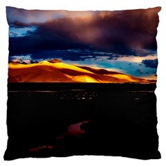 India Sunset Sky Clouds Mountains Standard Flano Cushion Case (one Side) by BangZart