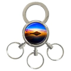 Crater Lake Oregon Mountains 3-ring Key Chains by BangZart