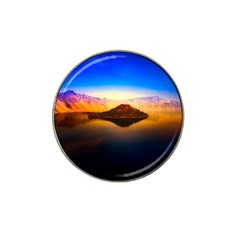 Crater Lake Oregon Mountains Hat Clip Ball Marker by BangZart