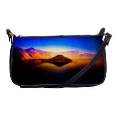 Crater Lake Oregon Mountains Shoulder Clutch Bags by BangZart