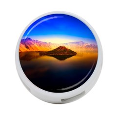 Crater Lake Oregon Mountains 4-port Usb Hub (one Side) by BangZart