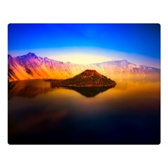 Crater Lake Oregon Mountains Double Sided Flano Blanket (large)  by BangZart