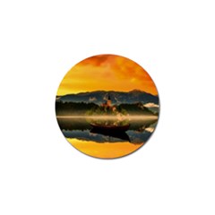 Bled Slovenia Sunrise Fog Mist Golf Ball Marker (10 Pack) by BangZart