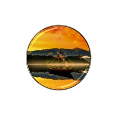 Bled Slovenia Sunrise Fog Mist Hat Clip Ball Marker by BangZart