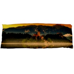 Bled Slovenia Sunrise Fog Mist Body Pillow Case (dakimakura) by BangZart