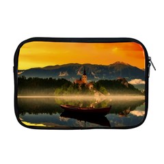 Bled Slovenia Sunrise Fog Mist Apple Macbook Pro 17  Zipper Case by BangZart