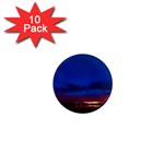 Canada Lake Night Evening Stars 1  Mini Magnet (10 pack)  Front