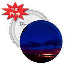 Canada Lake Night Evening Stars 2 25  Buttons (100 Pack)  by BangZart