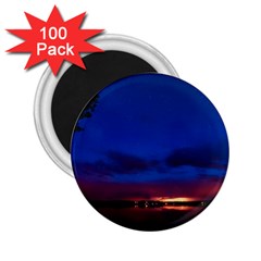 Canada Lake Night Evening Stars 2 25  Magnets (100 Pack)  by BangZart