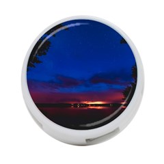 Canada Lake Night Evening Stars 4-port Usb Hub (two Sides)  by BangZart