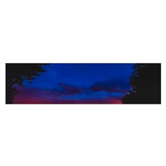 Canada Lake Night Evening Stars Satin Scarf (oblong) by BangZart