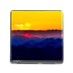 Austria Landscape Sky Clouds Memory Card Reader (square) by BangZart