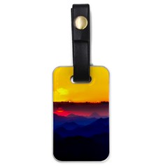 Austria Landscape Sky Clouds Luggage Tags (one Side)  by BangZart