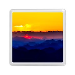 Austria Landscape Sky Clouds Memory Card Reader (square)  by BangZart