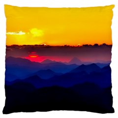 Austria Landscape Sky Clouds Large Cushion Case (one Side) by BangZart