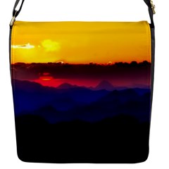 Austria Landscape Sky Clouds Flap Messenger Bag (s) by BangZart