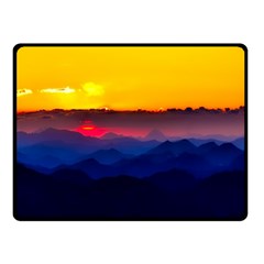 Austria Landscape Sky Clouds Double Sided Fleece Blanket (small)  by BangZart