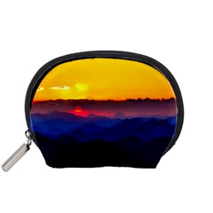 Austria Landscape Sky Clouds Accessory Pouches (small)  by BangZart