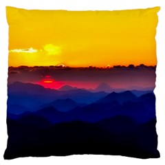 Austria Landscape Sky Clouds Standard Flano Cushion Case (two Sides) by BangZart