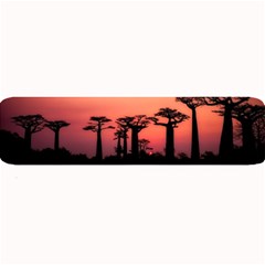 Baobabs Trees Silhouette Landscape Large Bar Mats