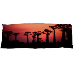 Baobabs Trees Silhouette Landscape Body Pillow Case (dakimakura) by BangZart