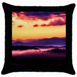 Great Smoky Mountains National Park Throw Pillow Case (Black) Front