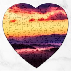 Great Smoky Mountains National Park Jigsaw Puzzle (heart) by BangZart