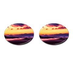 Great Smoky Mountains National Park Cufflinks (oval) by BangZart