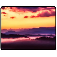 Great Smoky Mountains National Park Double Sided Fleece Blanket (medium)  by BangZart