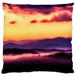 Great Smoky Mountains National Park Large Flano Cushion Case (Two Sides) Front